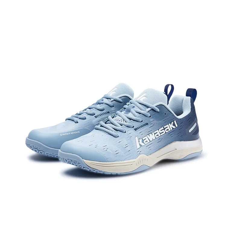 Kawasaki Kings Series Badminton Shoes Unisex Low Top Gray-2