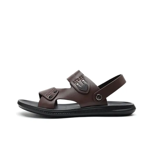 TRUMPPIPE Beach Sandals Men Brown