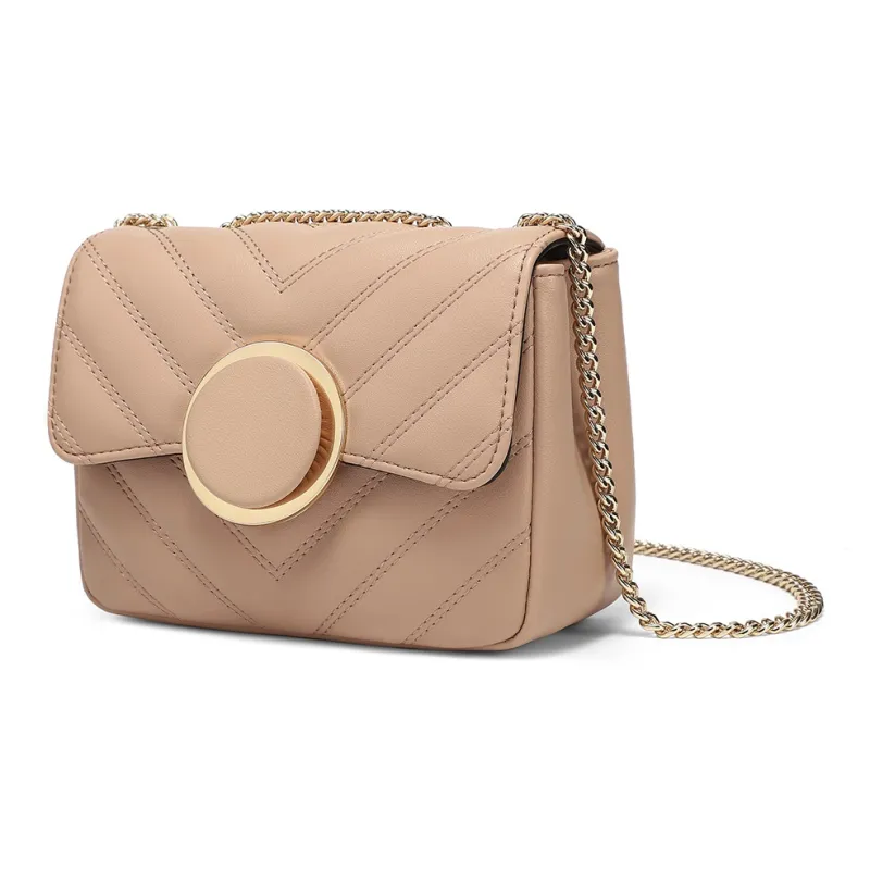 MEXICAN Polyurethane Small Square Bag Shoulder Bag, Crossbody Bag Trumpets Women's Apricot-7