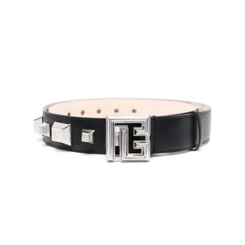 BALMAIN Pb Monogram Jacquard Belt