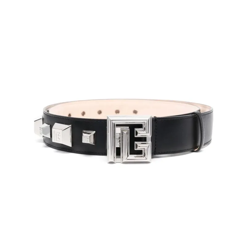 BALMAIN Pb Monogram Jacquard Belt-0