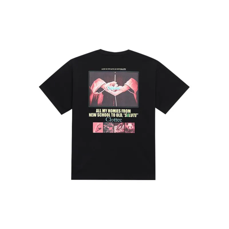 Afgk X CLOTTEE X AFGK Co Brand Series SS23 T Shirts Unisex Black-1