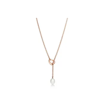 TIFFANY & CO. Elsa Peretti® 18K Rose Gold Pearl Necklaces Women's
