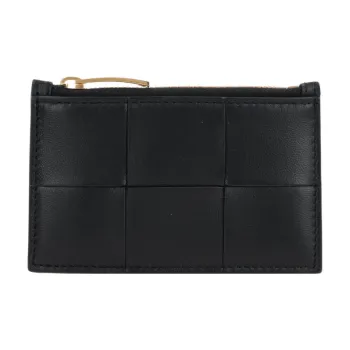 Bottega Veneta Intrecciato Zipped Card Holder
