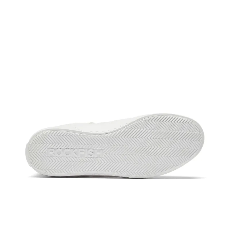 Rockfish 902 Collection Fashion Versatile White Sneakers Anti Slip Wear Resistant Low Top Skateboard Shoes Men's White-4