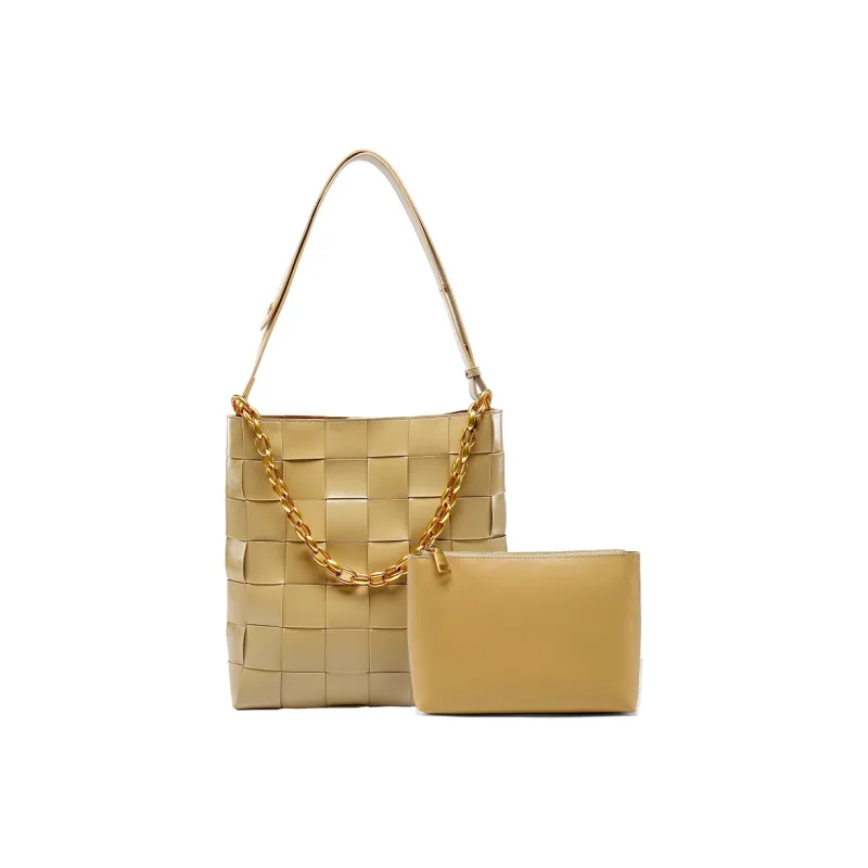 ST&SAT Cow Leather Shoulder Bag Regular Women's Ecru-15