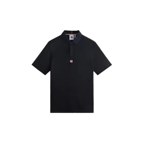 Wilson KITH X Wilson Co-branded Series Polo Shirts Men Black