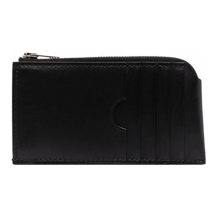 Acne Studios Cow Leather Wallet Medium Size Women's Black-1