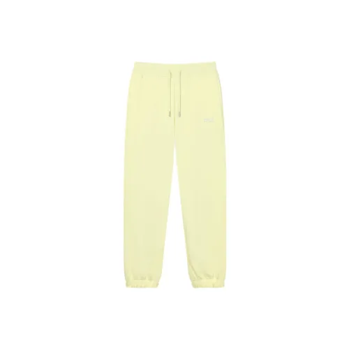 FILA Knitted Sweatpants Women's Lacquer Yellow