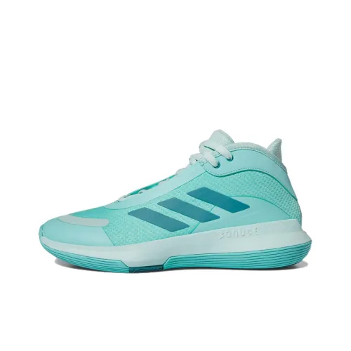 Adidas Bounce Legends Basketball Shoes Unisex Low-Top Lake Blue