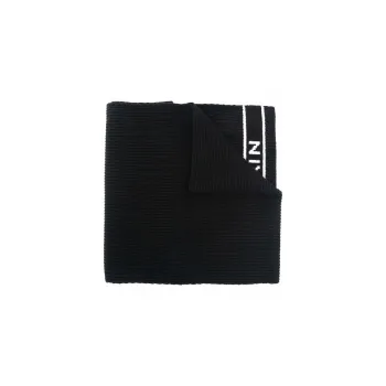 BALMAIN Knit Scarves Men's Black