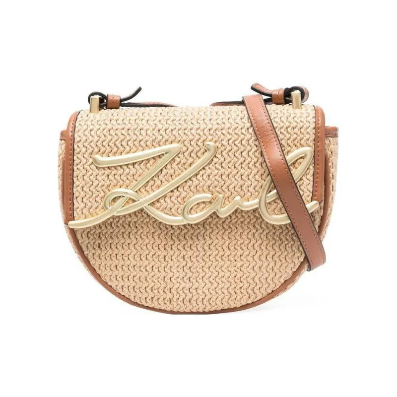 KARL LAGERFELD Crossbody Bag, Shoulder Bag Small Size Women's Beige-1