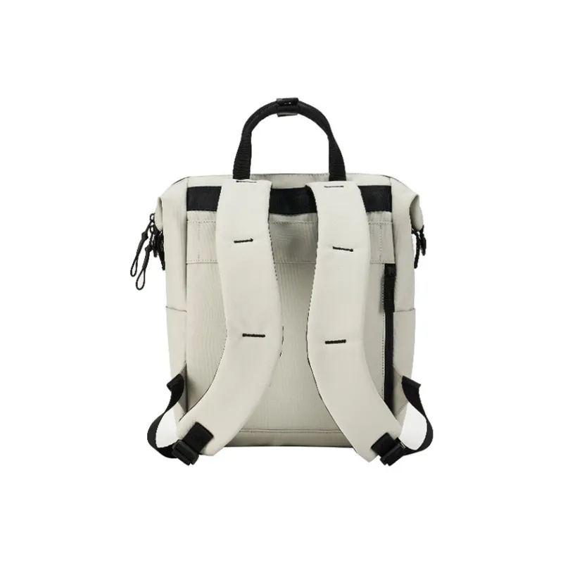 Venque Polyester Backpack Medium Size Unisex Black/Grey/Yellow/Red/Black-2