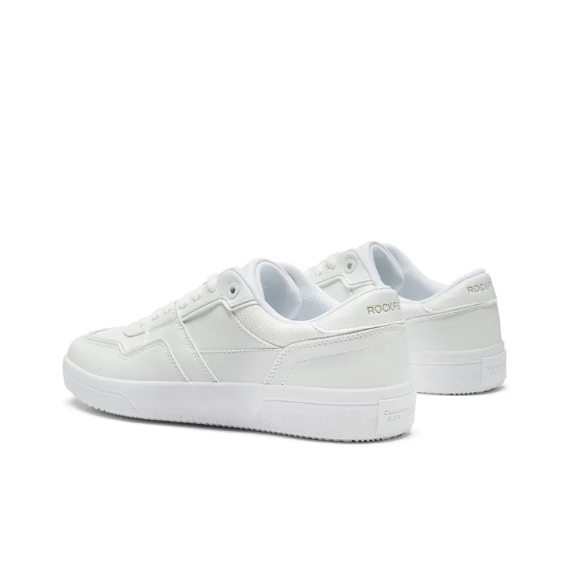 Rockfish 902 Collection Fashion Versatile White Sneakers Anti Slip Wear Resistant Low Top Skateboard Shoes Men's White-3