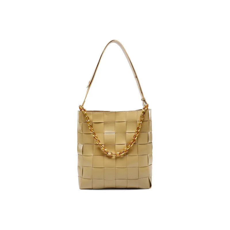 ST&SAT Cow Leather Shoulder Bag Regular Women's Ecru-11