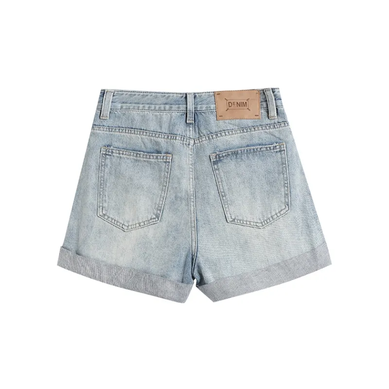 WOWI Denim Shorts Women's Blue-1