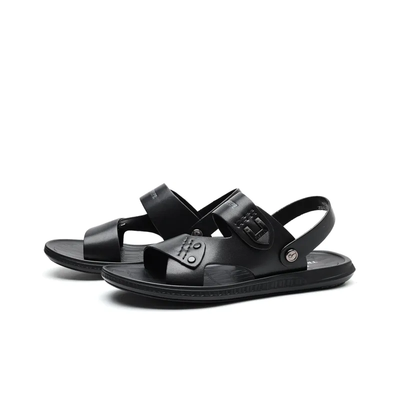 TRUMPPIPE Stylish Sandals Men's Black-3