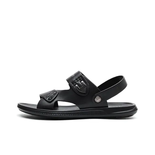 TRUMPPIPE Beach Sandals Men Black