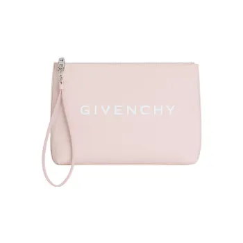 GIVENCHY Cow Leather Clutch Women's Pink