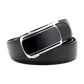 Silver Buckle Black Strap