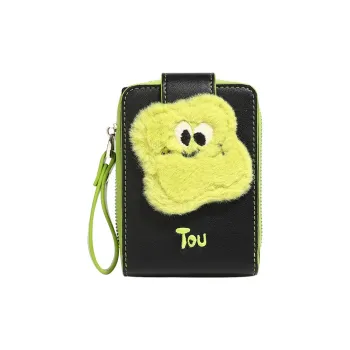 TOUTOU Fabric Wallet Regular Women's Oreo Black