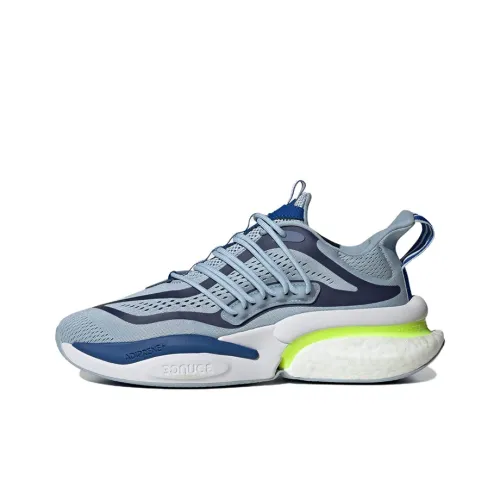 AlphaBoost V1 Adidas 'Wonder Blue Lucid Lemon'