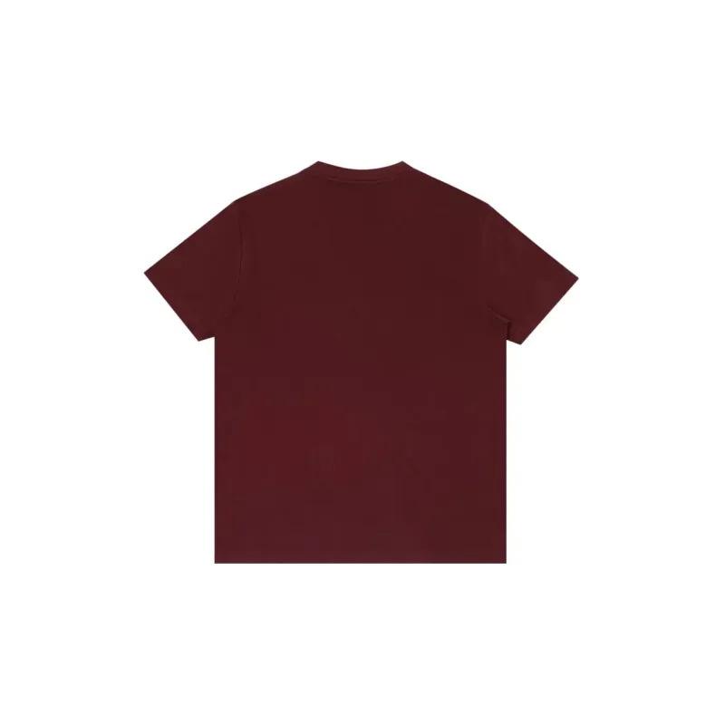 Lanvin Classic Fit Curb Tee 'Burgundy'-1