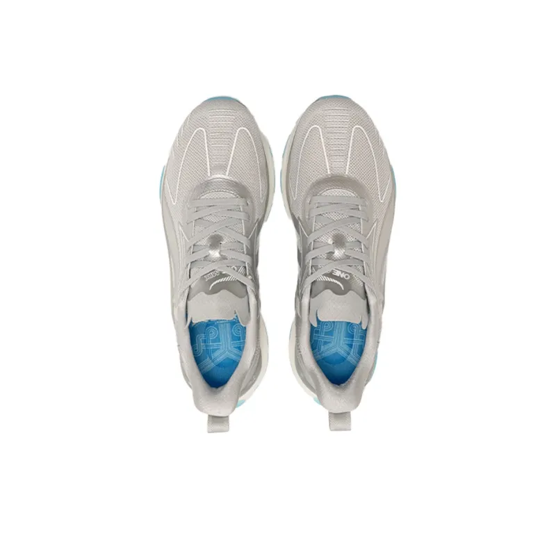 ONEMIX Armored Low Top Running Shoes Unisex Heavenly Palace Silver-2