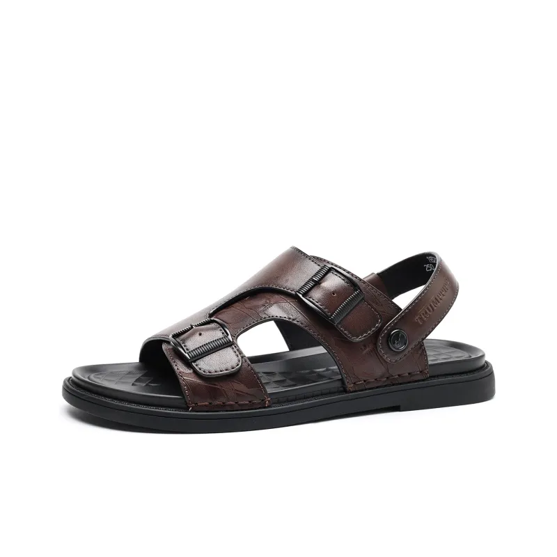TRUMPPIPE Stylish Sandals Men's Brown-1