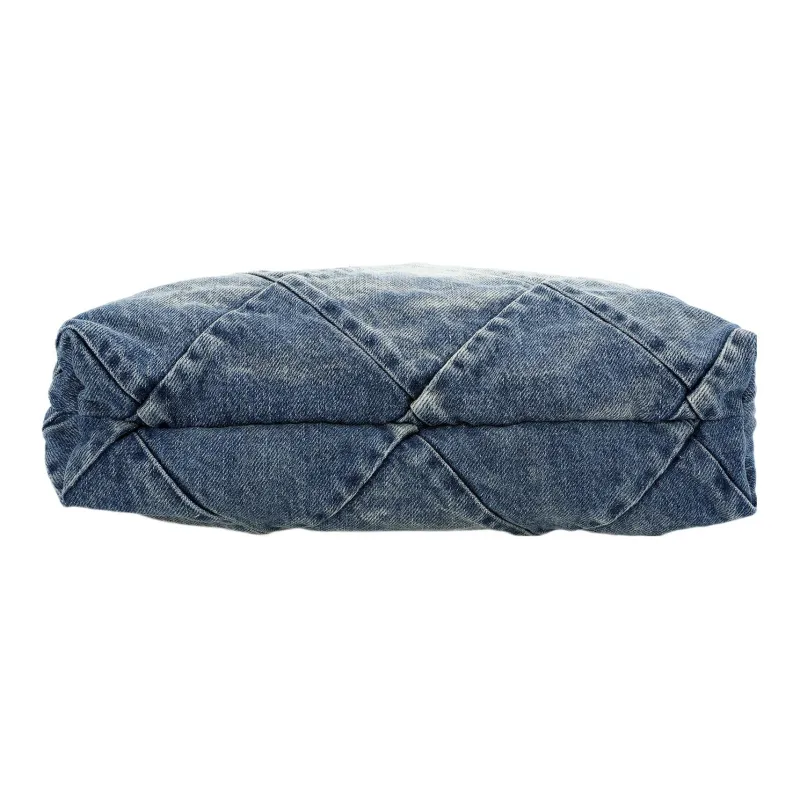CHANEL 22Bag Calfskin Backpack Women's Denim-3