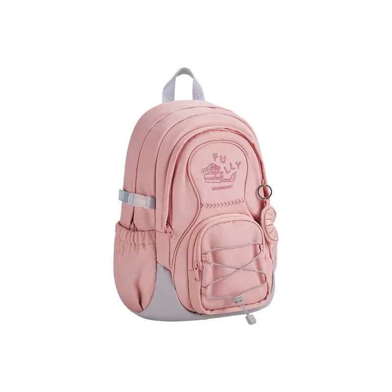 BAGSMART Polyester Laptop Backpack Regular Unisex Ecru-4