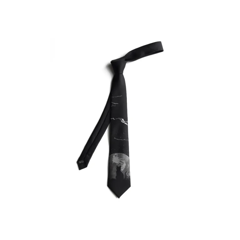 FREE RABBITⅡ Ties Unisex Black-0