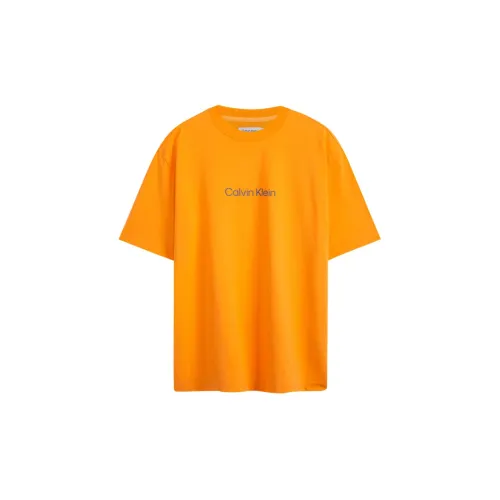 Calvin Klein T-Shirts Men Northern Melon Yellow