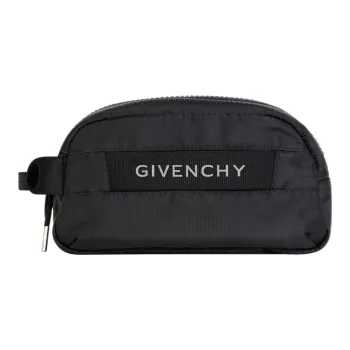 Givenchy Toilet Pouch In Nylon G Trek Black
