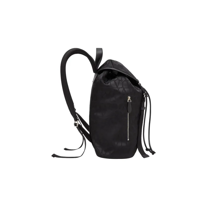 Valentino Iconographe Buckled Drawstring Backpack-2