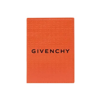 Givenchy 4G Calfskin Card Holder Regular Men's Bright Orange