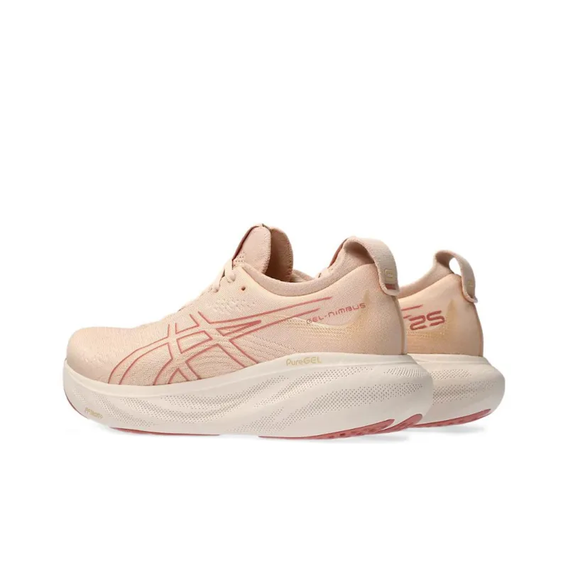 Asics Gel Nimbus 25 Pale Apricot Light Garnet Women's-3