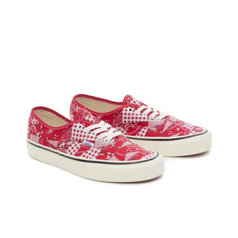 Vans Vault Ua Authentic 44 Dx Wp Paisley Red-2