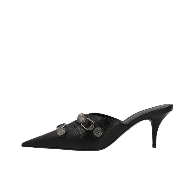 Balenciaga Cagole 80mm Mules 'Black' Women's-0