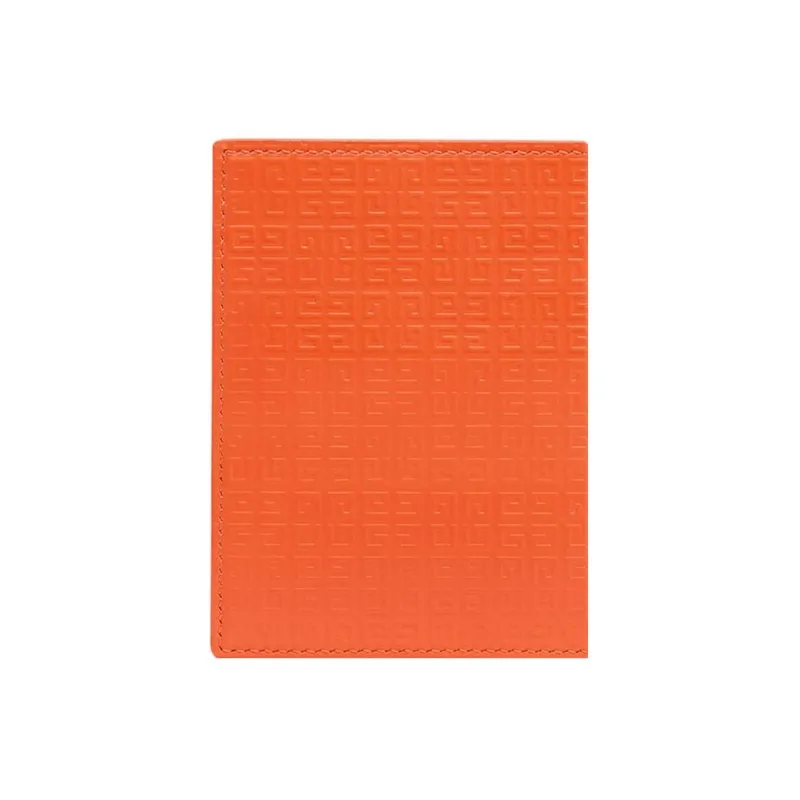 Givenchy 4G Calfskin Card Holder Regular Men's Bright Orange-2