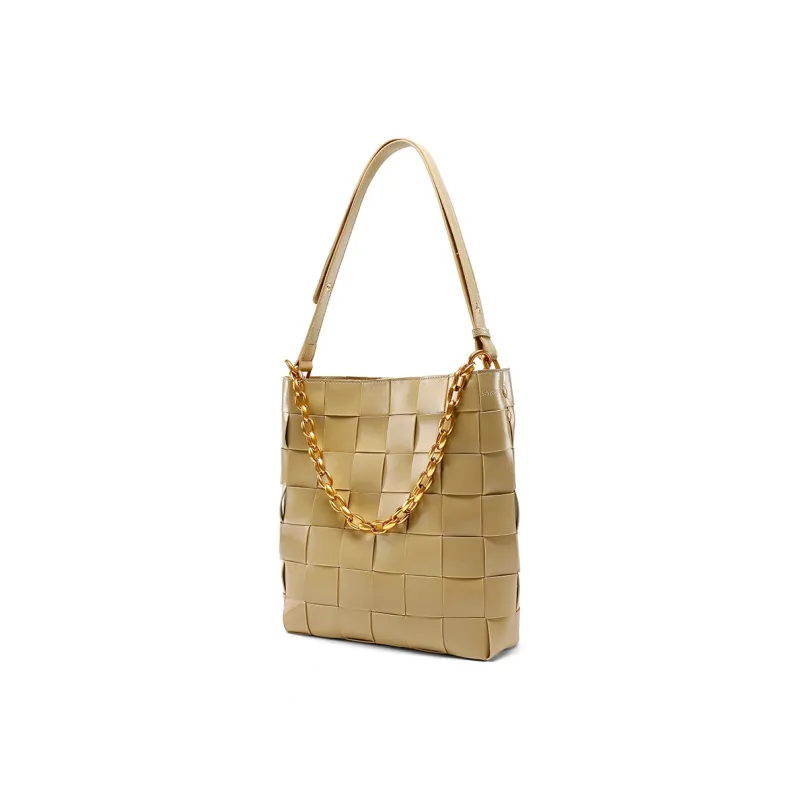 ST&SAT Cow Leather Shoulder Bag Regular Women's Ecru-12