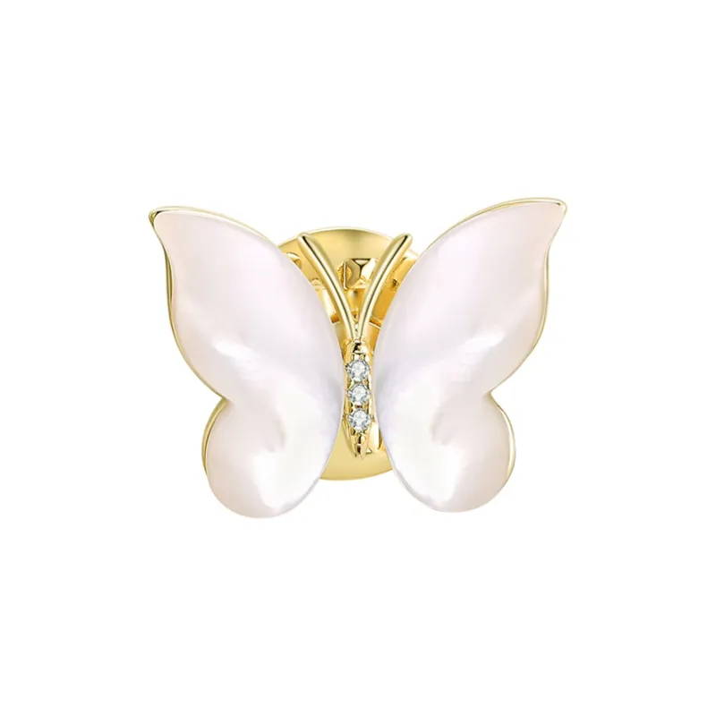 JAY Brooches Women's Pearl White-0