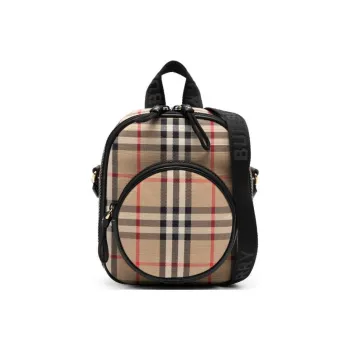 Burberry Cotton With Calfskin Shoulder Bag, Crossbody Bag Kids' Archive Beige