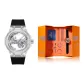 HBR986-White Case with Black Strap+Elegant Clothing Set