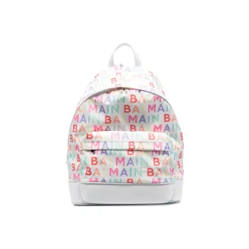 BALMAIN Backpack Kids' White/Multicolor