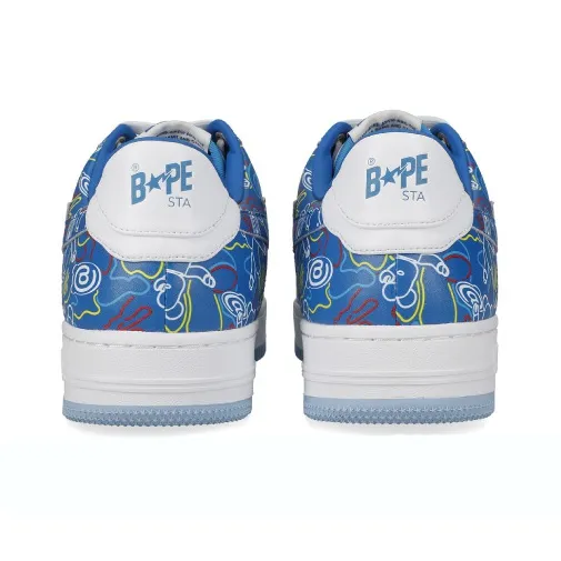 Medicom Toy x A BATHING APE Bape STA Stylish Skateboarding Shoes Men's-3