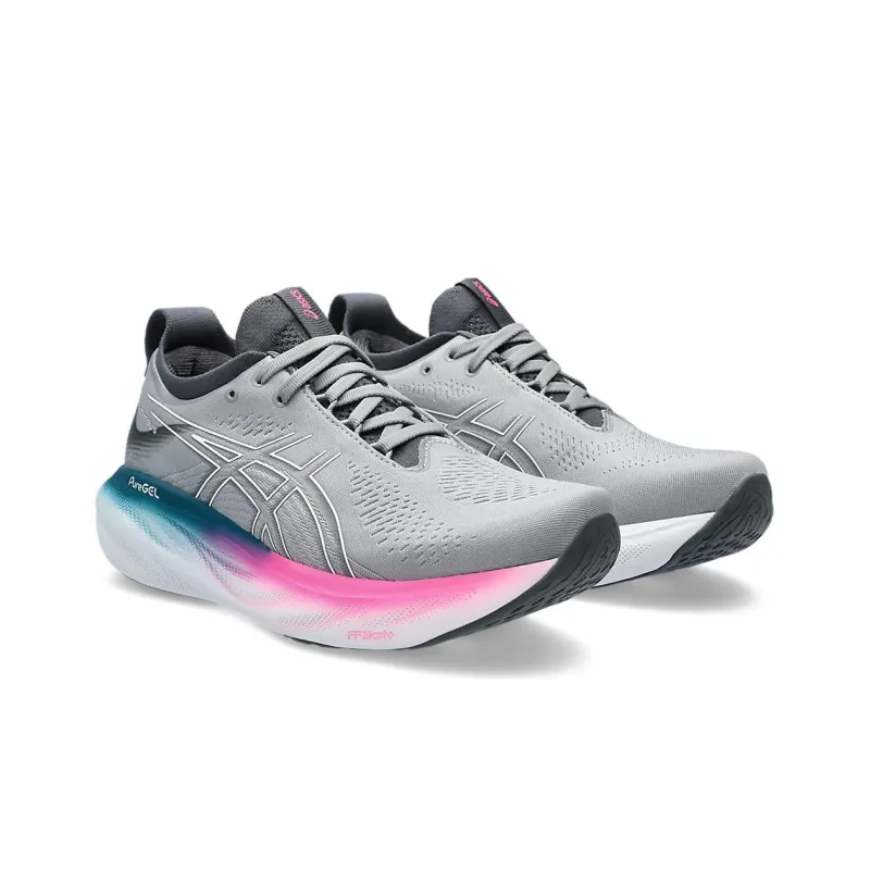 Asics Gel Nimbus 25 Sheet Rock White Pink Women's-2