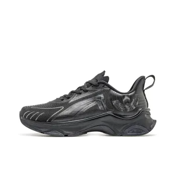 ONEMIX Armored Running Shoes Unisex Low Top Space Black