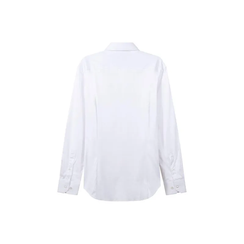Emporio Armani Plain knit Cotton Interlock Shirt-1