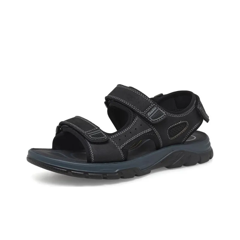 BATA Beach Sandals Men Black/Brown-1